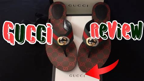 gucci thong web sandal review